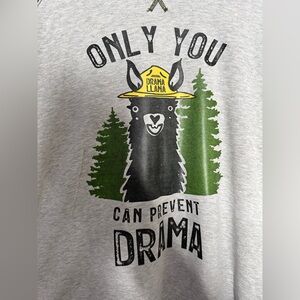 Upcycled women’s crew neck sweatshirt.  Womens XL